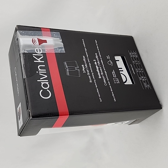 Calvin Klein 3 Pack Microfiber Boxer Briefs Multi Color Size Large - Picture 7 of 10